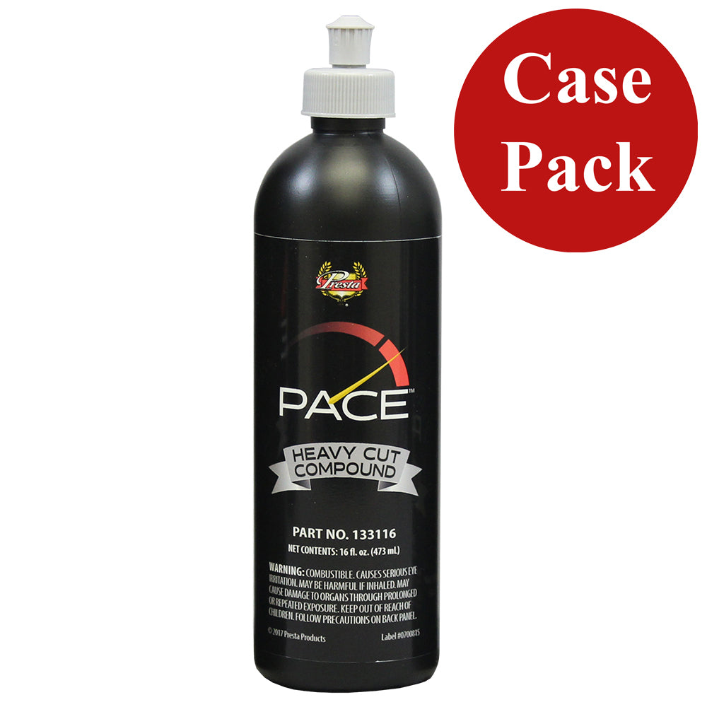 Presta PACE Heavy Cut Compound 16oz Case of 6 133116CASE